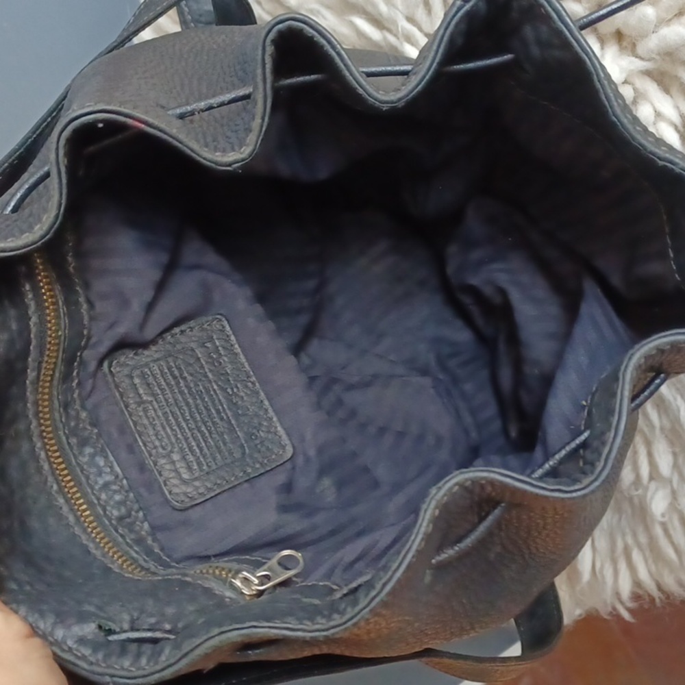 Coach  vintage  leather backpack - Picture 13 of 16